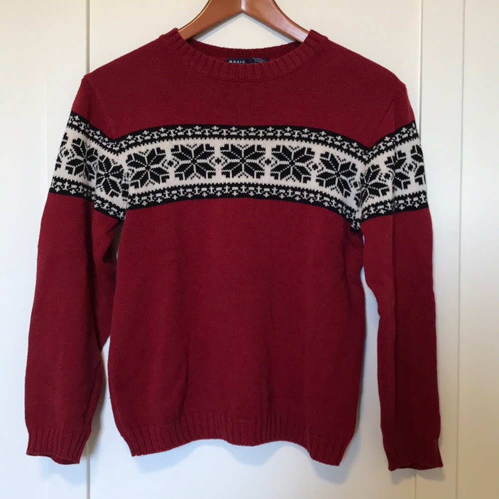 Vintage Red Holiday Sweater
